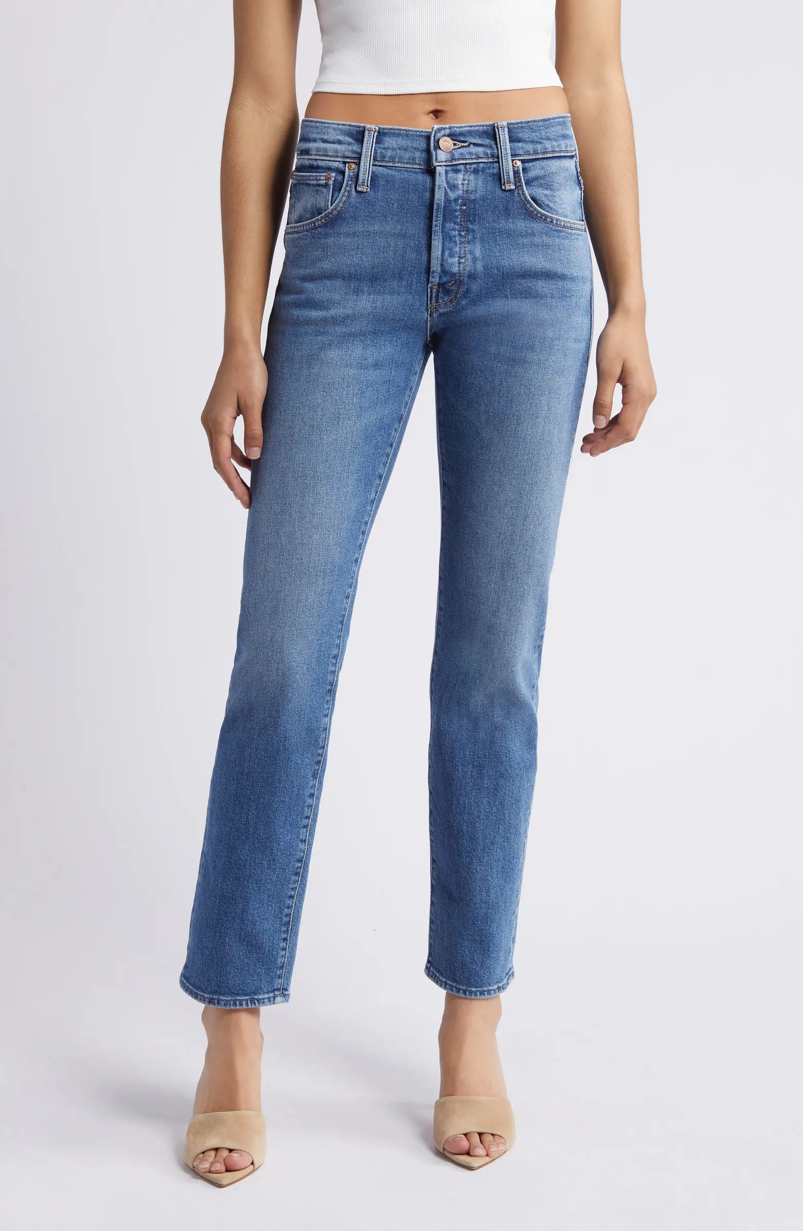 MOTHER The Hiker Hover Straight Leg Jeans | Nordstrom | Nordstrom