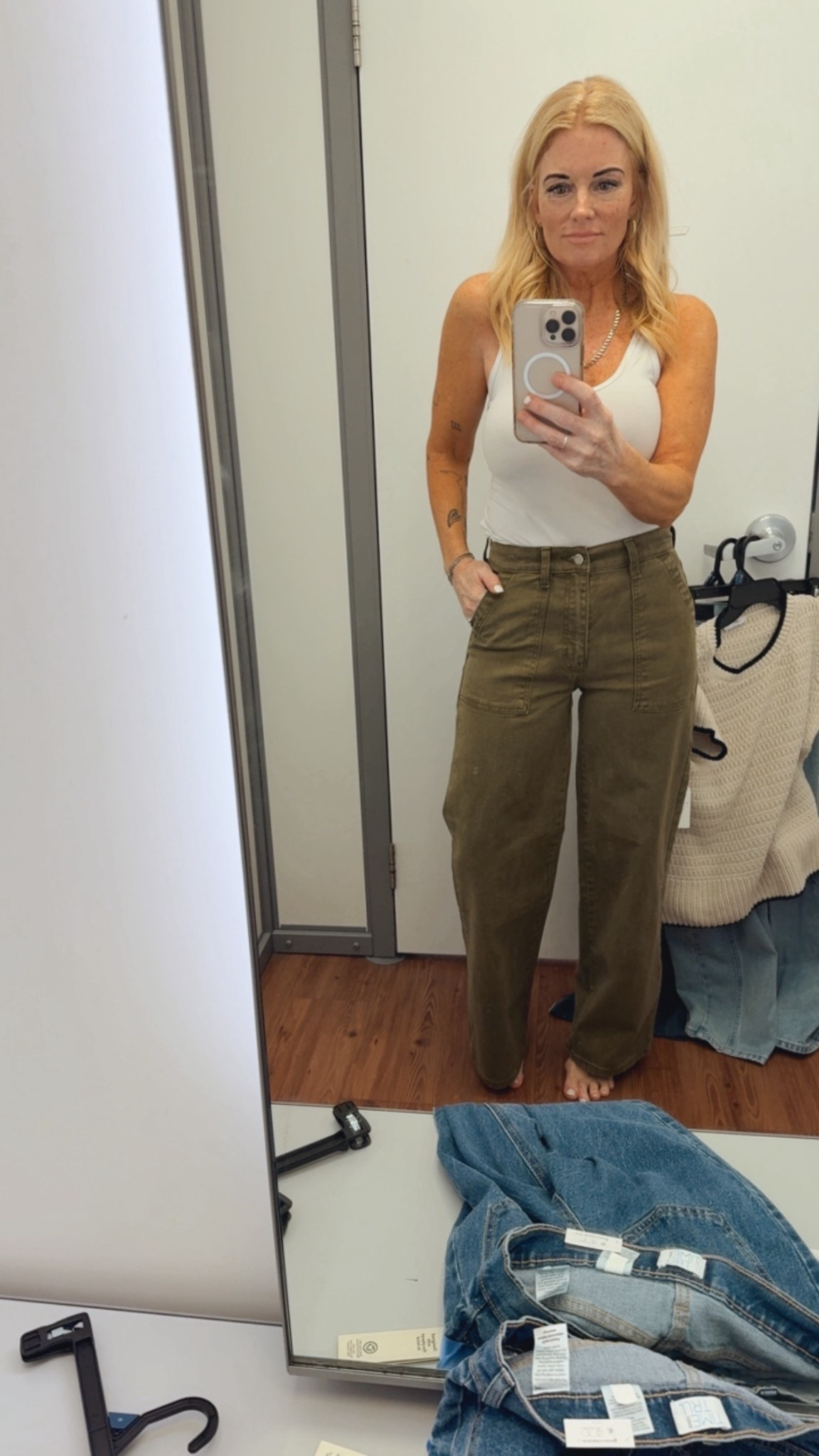These pants are so good — flattering, comfortable, and easy to style dressed up or down. The fit is relaxed but still polished, and they’re one of those pieces you’ll reach for constantly.

Under $30 and they come in three colors.
I’m wearing my true size. Linked here before they sell out.

Save this if you love affordable staples that actually work.

#LTKBeauty #LTKootd #LTKOver40