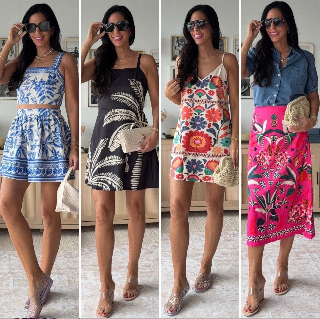 Wearing a small in everything 
I love a great Farm Rio moment, but the price tag? Not so much. 
I found a few Amazon looks for less that totally give off that same vibrant vibe—without the splurge.
The prints, the colors, the details… stunning for any summer party, vacation, or brunch date. 💃🌺
Comment DRESS and I’ll send you the links!

#LookForLess #AmazonFinds #SummerStyle #FarmRioVibes #AffordableFashion
#LTKOver40 #LTKU #LTKSummerEdit
#LTKOver40 #LTKU #LTKFindsUnder50