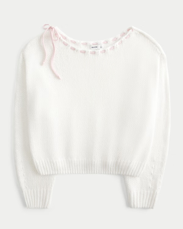 Women's Easy Off-the-Shoulder Sweater | Women's Tops | HollisterCo.com | Hollister (US)
