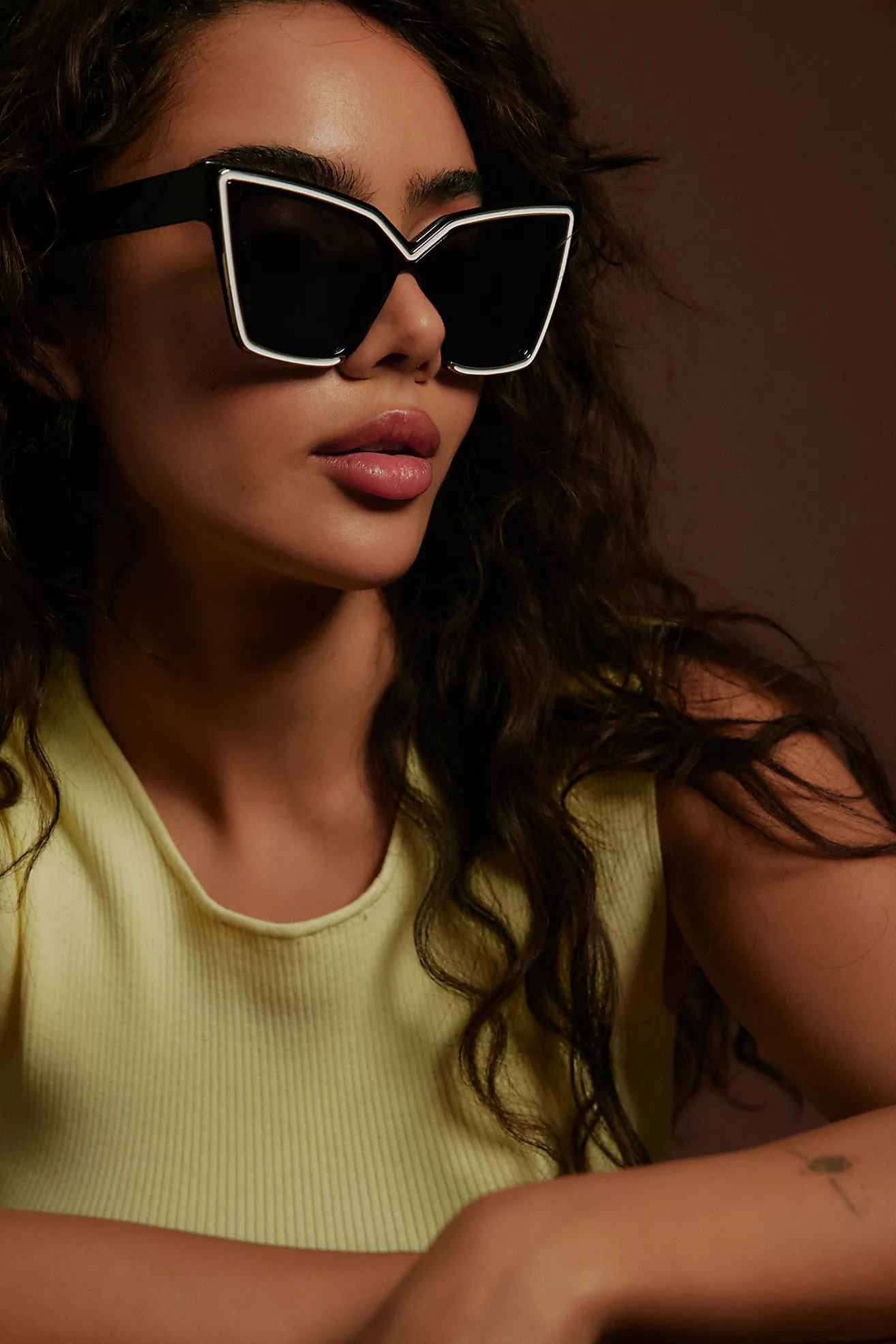 Rory Oversized Cat Eye Sunglasses | Free People (Global - UK&FR Excluded)