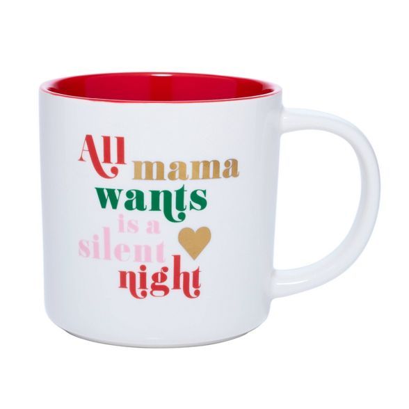 16oz Stoneware All Mama Wants Is A Silent Night Mug - Parker Lane | Target