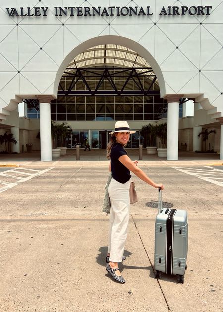 Travel fit but make it classic! I’m obsessed with a good cream and black combo! These cream jeans and top are under $40! But something your closet needs is this pair of studded Mary Jane’s!

#LTKTravel #LTKShoeCrush #LTKFindsUnder50