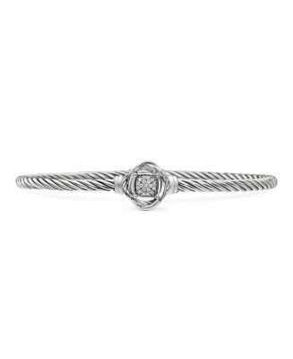 David Yurman Infinity Bracelet in Sterling Silver with Diamonds, 3mm  | Bloomingdale's Jewelry & ... | Bloomingdale's (US)