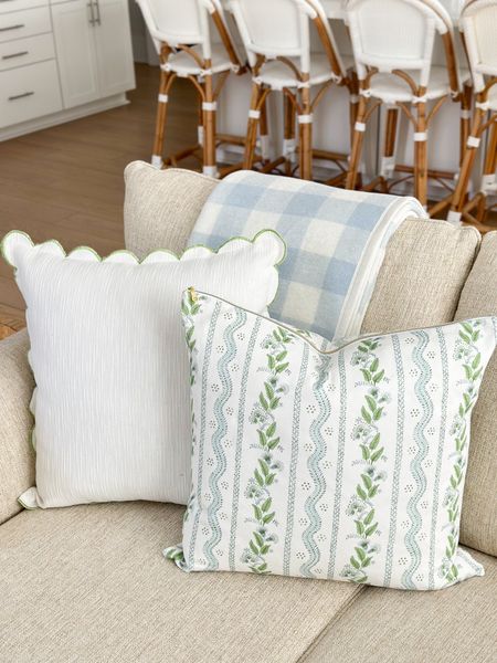 New scallop pillows (with removable covers) from TJ Maxx! 

Coastal Grandmillennial, Grandmillennial home, Grandmillennial decor, custom pillow covers, living room decor, TJ Maxx finds, TJ Maxx pillow 

#LTKhome #LTKfindsunder50 #LTKstyletip