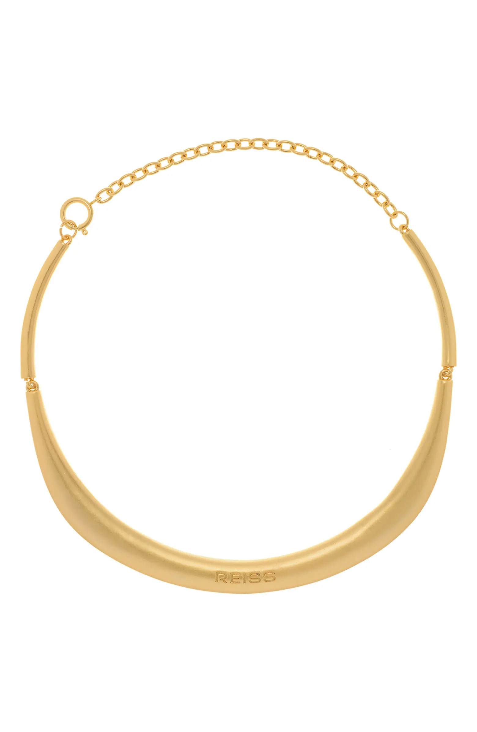 Poppy Polished Curve Collar Necklace | Nordstrom