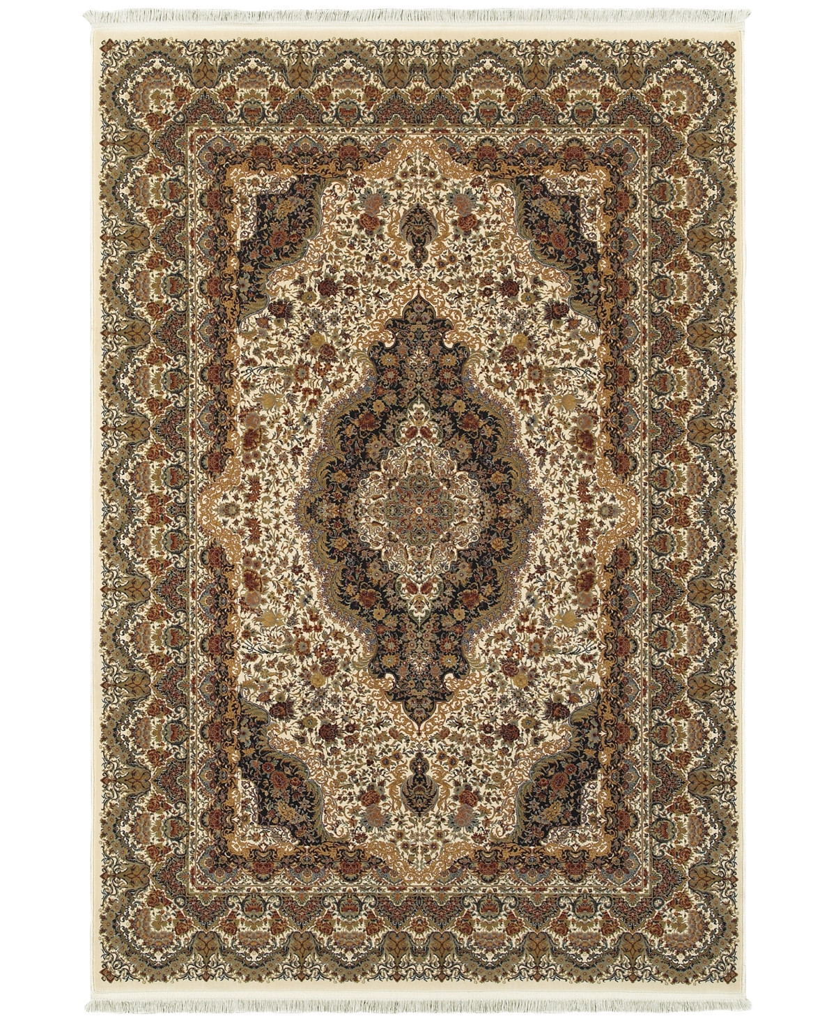 Oriental Weavers Masterpiece Kerman Ivory 7'10" x 10'10" Area Rug | Macy's