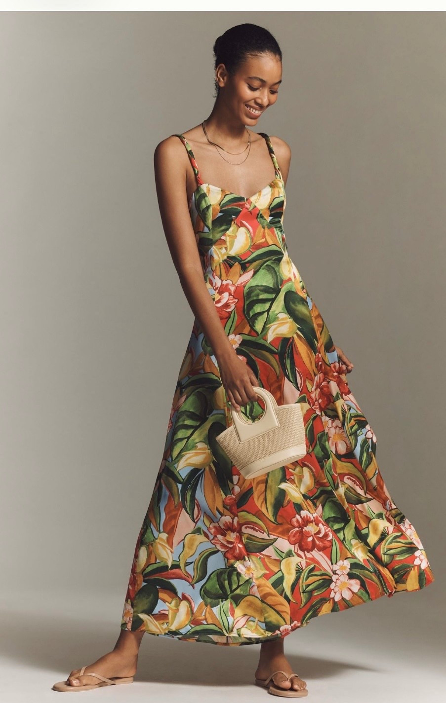 This dress is perfect for a beach vacation. 
#anthropologie #farmrio #mystyle #anthropologiedtess #over50 #over60

#LTKOver40 #LTKTravel #LTKootd