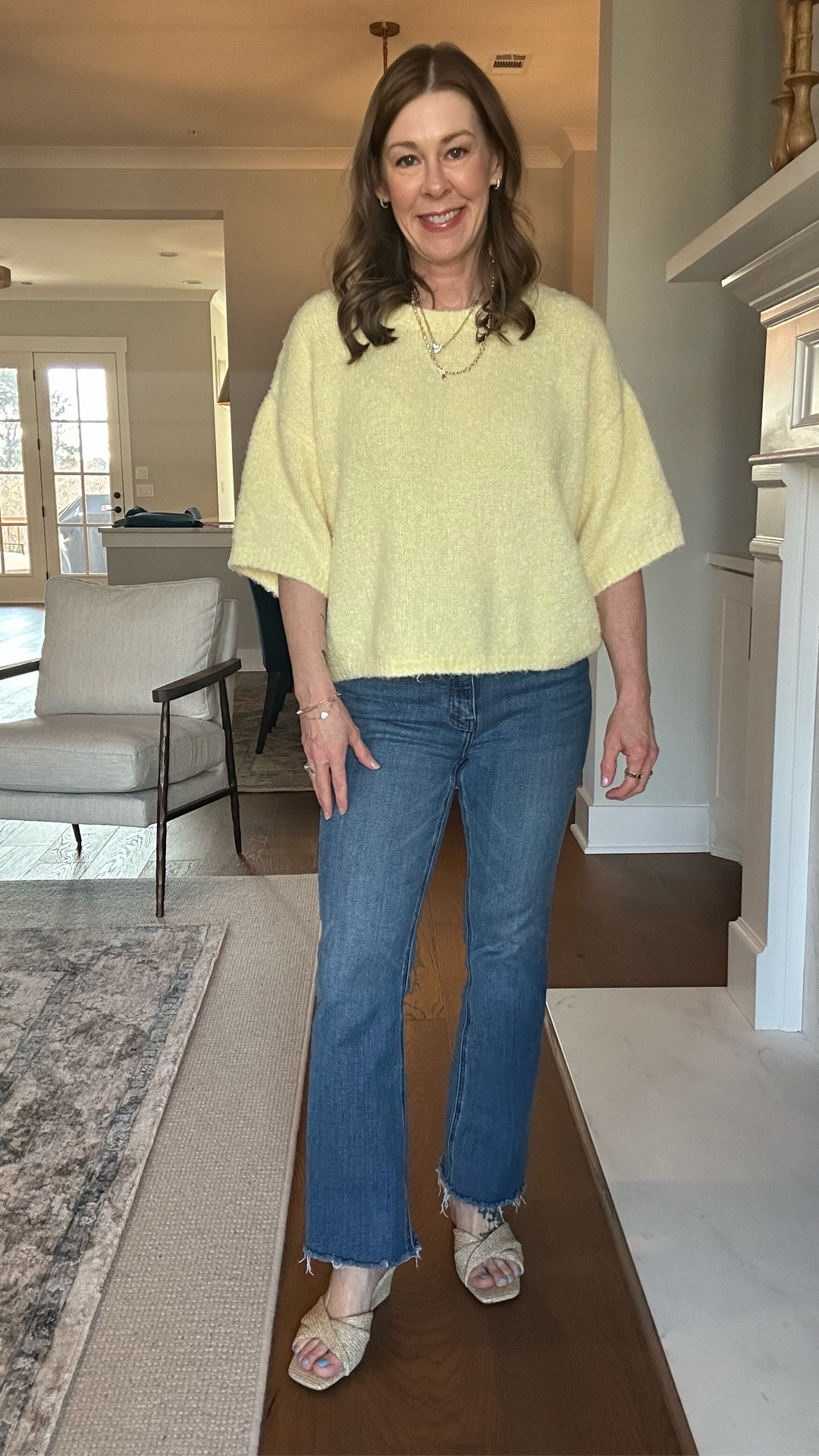 Spring style
Target sweater 
Quince jeans
Target shoes
#springstyle #quince 
@Quince @Target 

#LTKootd #LTKPetite