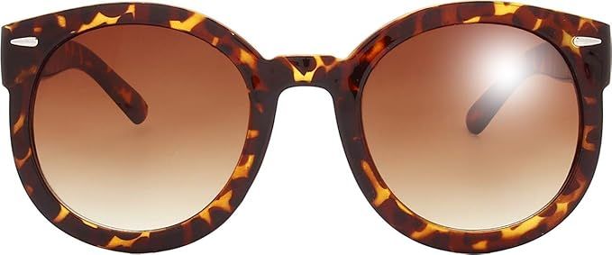 The Fresh Women's Designer Inspired Oversized Round Circle Sunglasses Retro Fashion Style | Amazon (US)