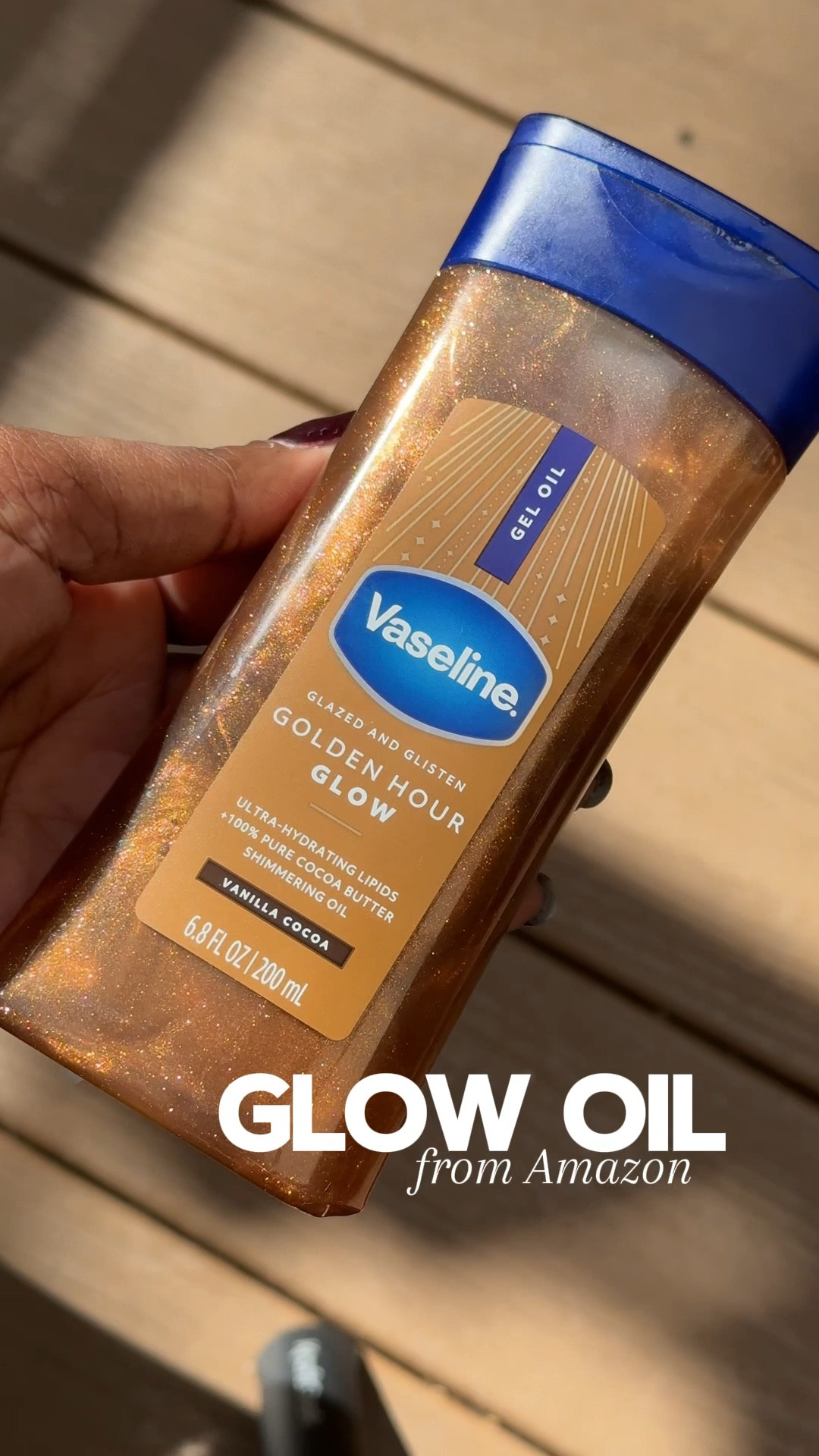 Giving my legs an instant golden glow with the Vaseline Golden Hour Glow Gel Oil. If you struggle with dry skin, this hydrating body oil is a game changer. It melts in fast, leaves a glossy leg glow, and adds the prettiest shimmer without feeling sticky. Perfect for summer skin, beach days, or whenever you want that smooth, moisturized look. Linking this shimmer body oil and my other favorite glow products on LTK. ✨ #bodyoil #glowingskin #dryskinfix #hydration #legglow #summerglow #ltkbeauty

#LTKFindsUnder50 #LTKselfcare #LTKBeauty