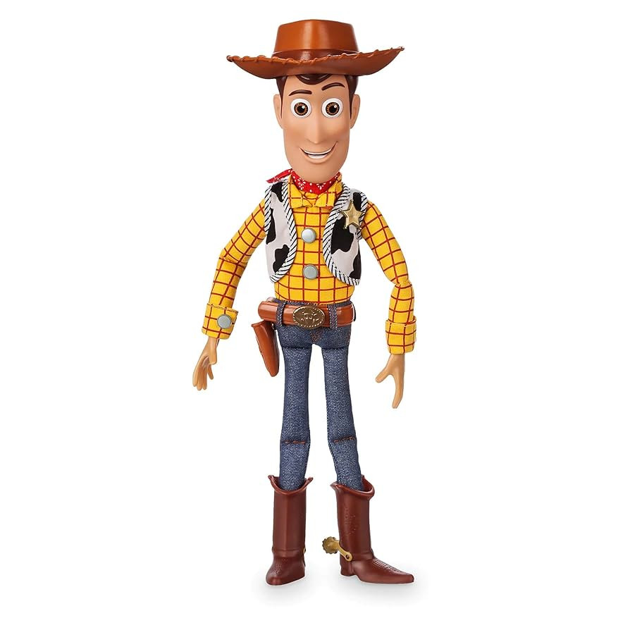 Disney Store Official Sheriff Woody Talking Action Figure from Toy Story, Features Sounds and Phr... | Amazon (US)