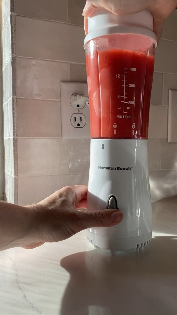 amazon spring sale! i use this blender way more than my fancy one! its just way easier to pull out of the cabinets and gets the job done 💪

#LTKdayinmylife #LTKSaleAlert #LTKHome