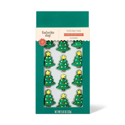 Holiday Christmas Tree Icing Decorations - 12ct/0.8oz - Favorite Day™ | Target