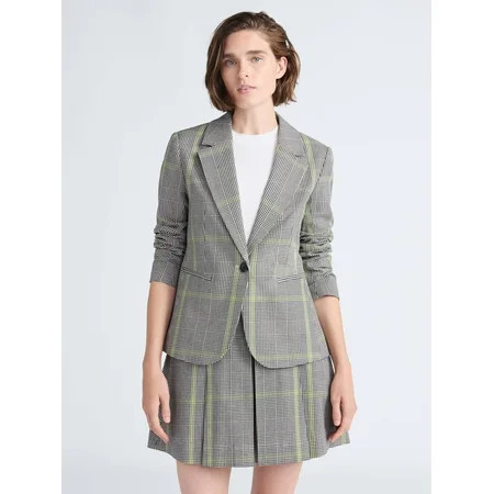 Free Assembly Women's Single Breasted Blazer, Sizes XS-XXL | Walmart (US)