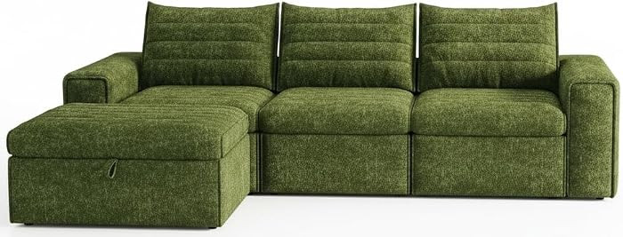 106.7" Sofa Modular Sectional Sofa with Deep Seat, Upholstery L Shaped Cloud Couch for Living Roo... | Amazon (US)