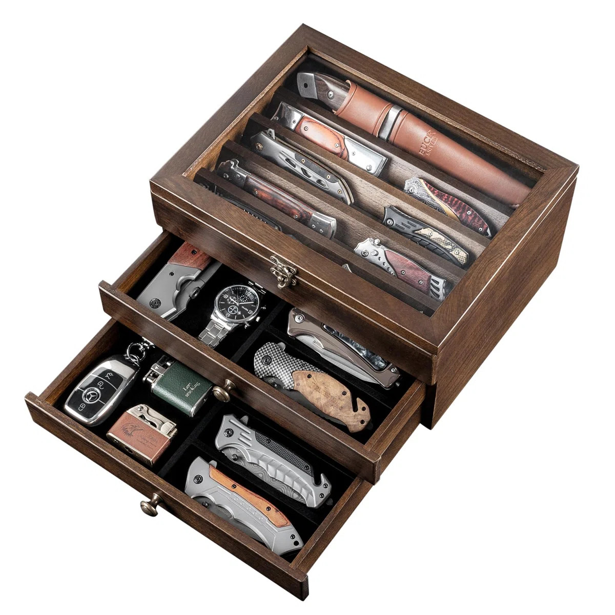 3-layer Knife Display Case, Knife Collection Display Holder | Wayfair North America