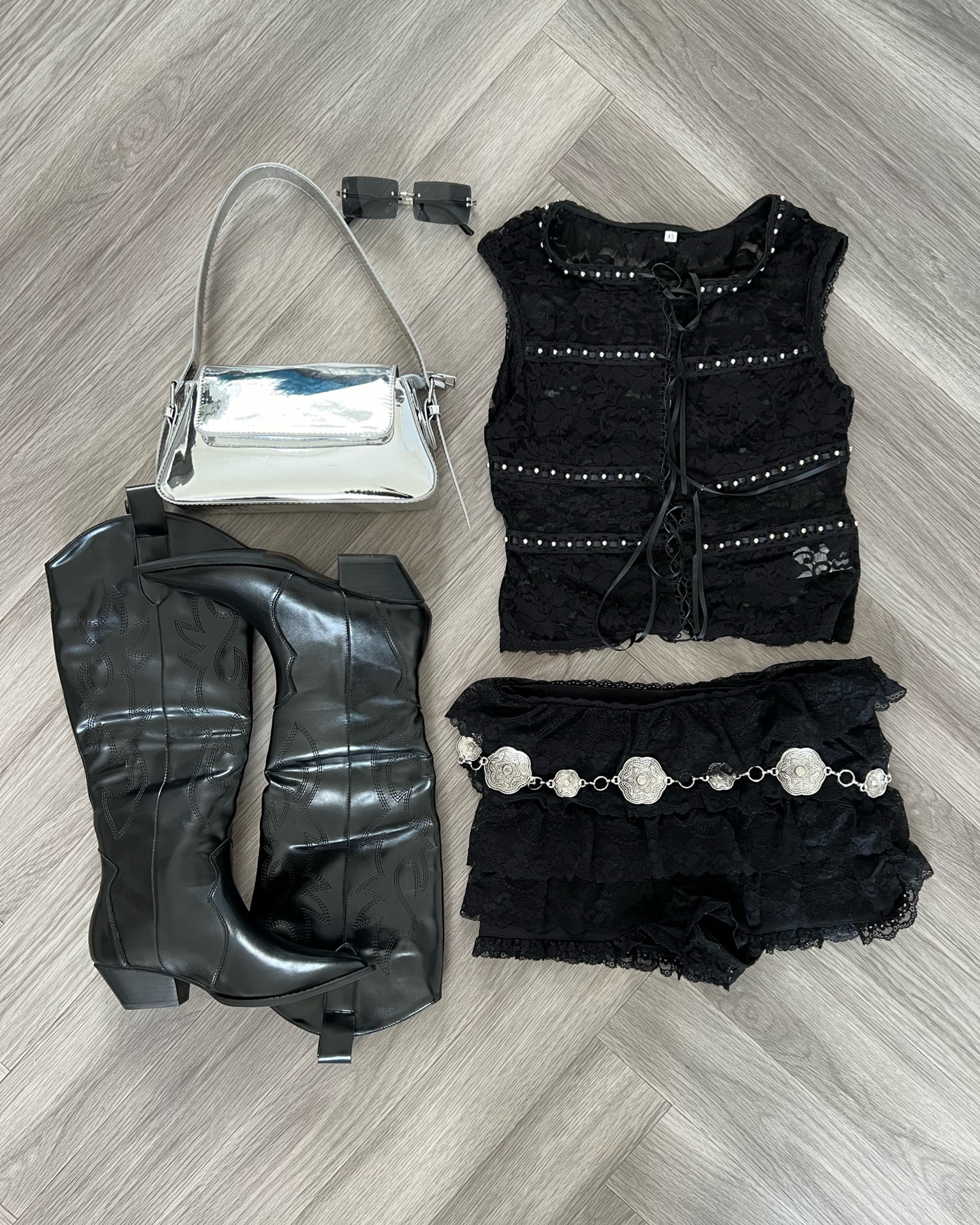 Cowboy boots rave/fesrival outfit inspo🖤Everything from SHEIN

#LTKuk #LTKpartywear #LTKsummer