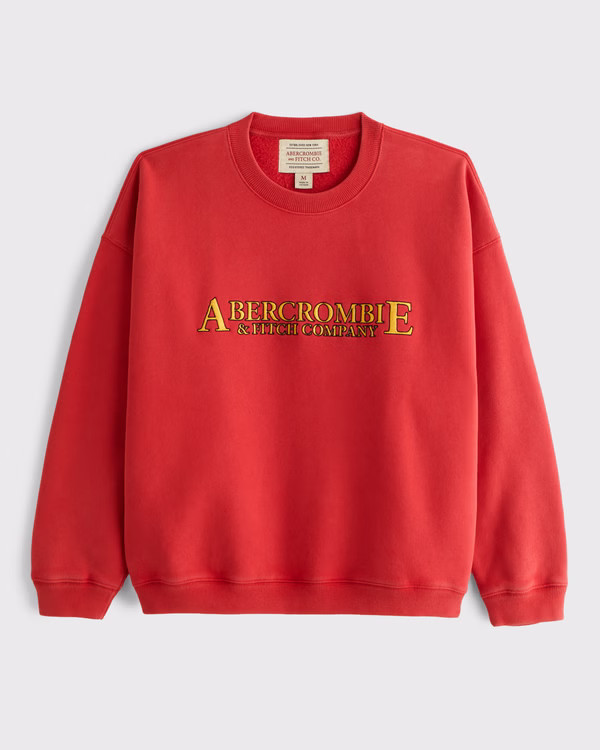 Logo Crew Sweatshirt | Abercrombie & Fitch (US)