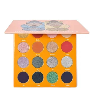 Juvia s Place Bright and Bold Reds Eyeshadow Palette - Professional Eye Makeup Pigmented Eyeshadow Palette Makeup Palette for Eye Color & Shine Pressed Eyeshadow Cosmetics Shades of 16 | Walmart (US)