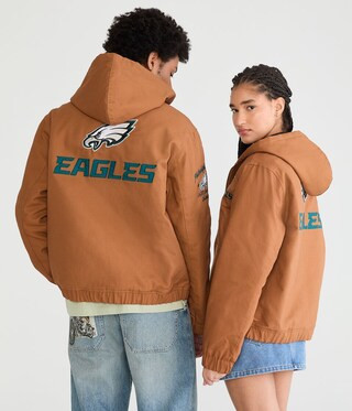 Philadelphia Eagles Hooded Workwear Jacket | Aeropostale