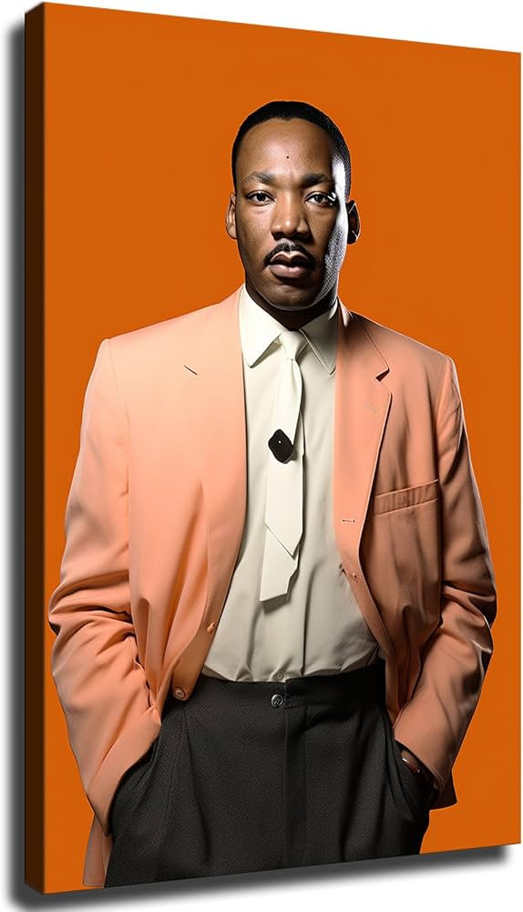 Martin Luther King Art Pop Poster Canvas Wall Art Mural Picture Print Modern Family Bedroom Decor... | Amazon (US)