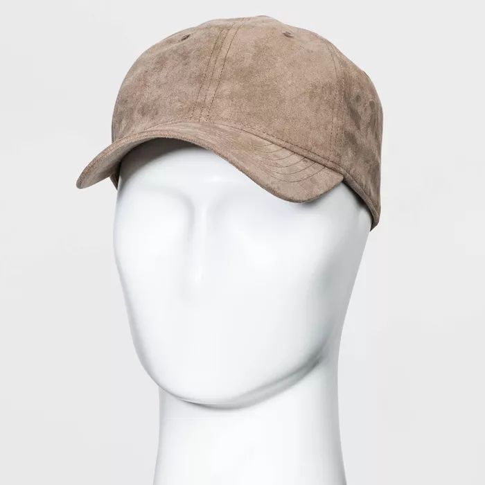Men's Suede Dapper Baseball Hat - Goodfellow & Co™ Khaki | Target