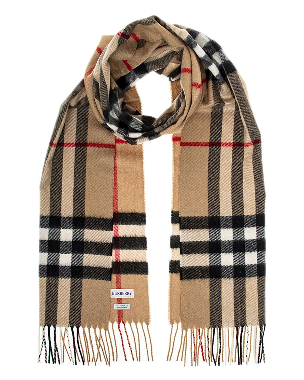 Check Cashmere Scarf | Gilt & Gilt City