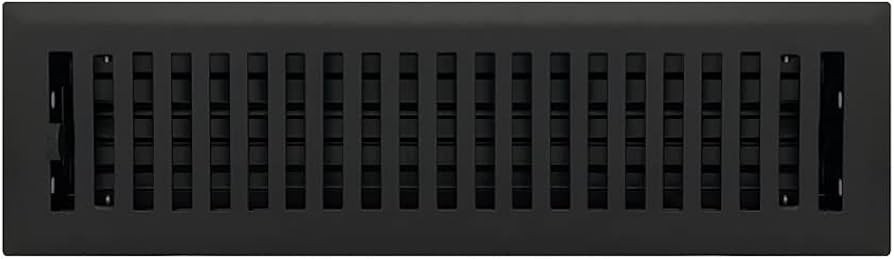 Polished Brass Plated Steel Contemporary Register for Floor/Wall Use - 2" x 12" | Amazon (US)