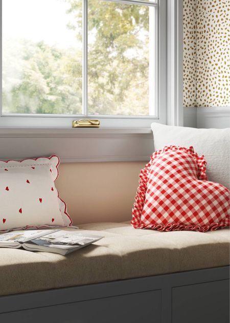 The cutest Valentine’s Day heart pillows! I love the scallops and ruffles! 

#valentinesday #hearts Valentine basket, Valentine decor, be mine, heart outfits, heart dress, target finds , heart sweater, girls, kids, target home decor, pillows, kids clothes, tennis shoes, girls boots 

#LTKfamily #LTKhome #LTKSeasonal
