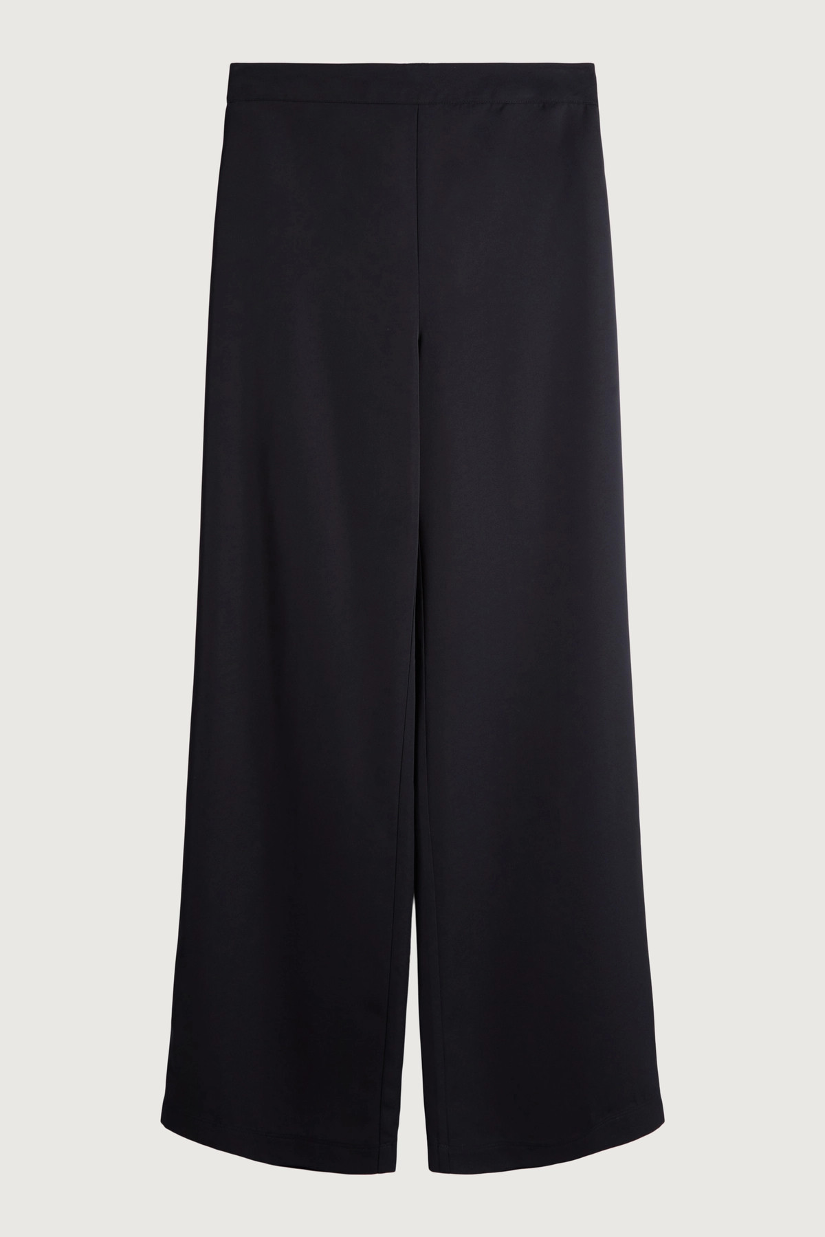 SATIN CREPE WIDE LEG PANT | OAK + FORT