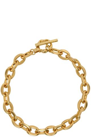 System - SSENSE Exclusive Gold Thick Chain Necklace | SSENSE