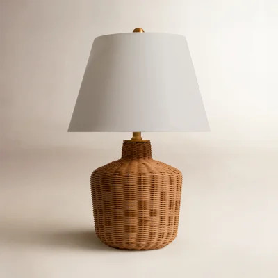 Nabila Wicker/Rattan Table Lamp | Birch Lane