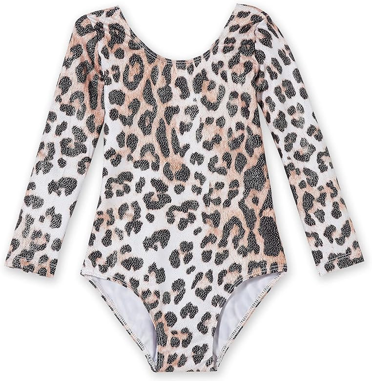 Domusgo Toddler Leotard Gymnastics Long Sleeve, Sparkly Tumbling Dance Leotards for Baby Girls Ki... | Amazon (US)
