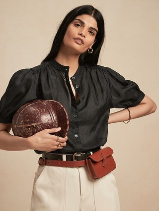 Ramie Blouse | Banana Republic (US)
