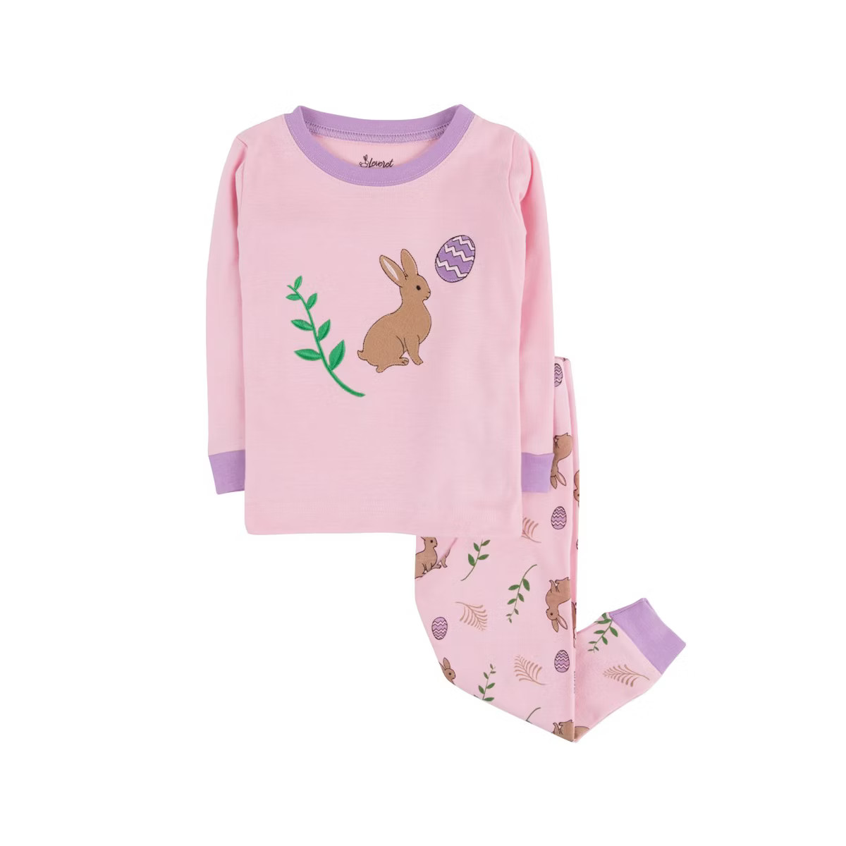 Leveret Kids Two Piece Cotton Easter Pajamas Bunny Egg 3 Year | Target