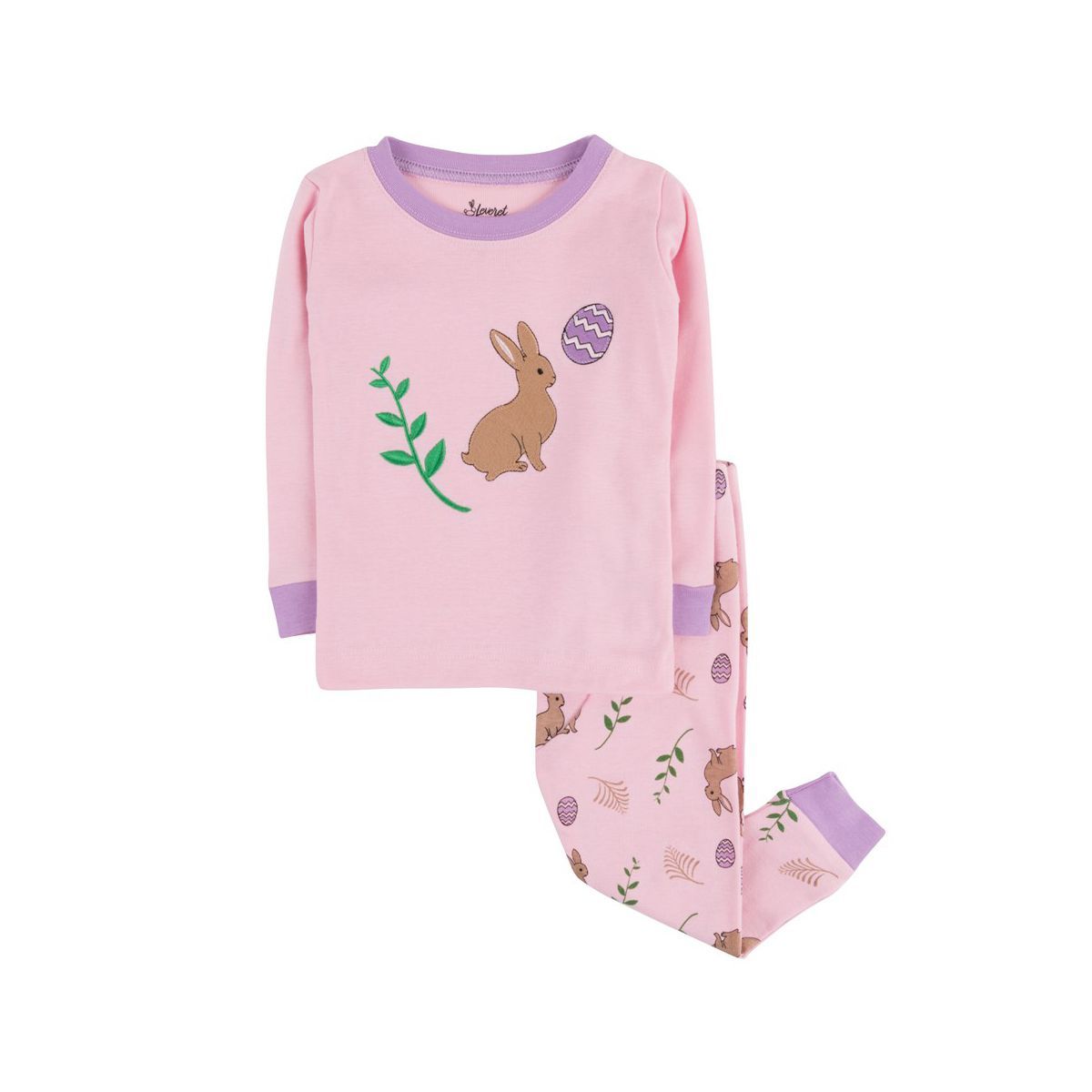 Leveret Kids Two Piece Cotton Easter Pajamas | Target