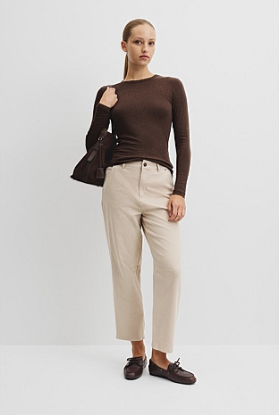 Crop Curve Jean | Country Road