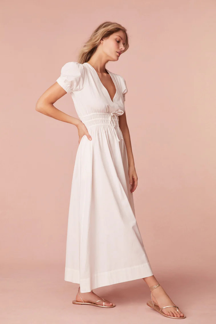 Sabela Cotton Midi Dress | LoveShackFancy