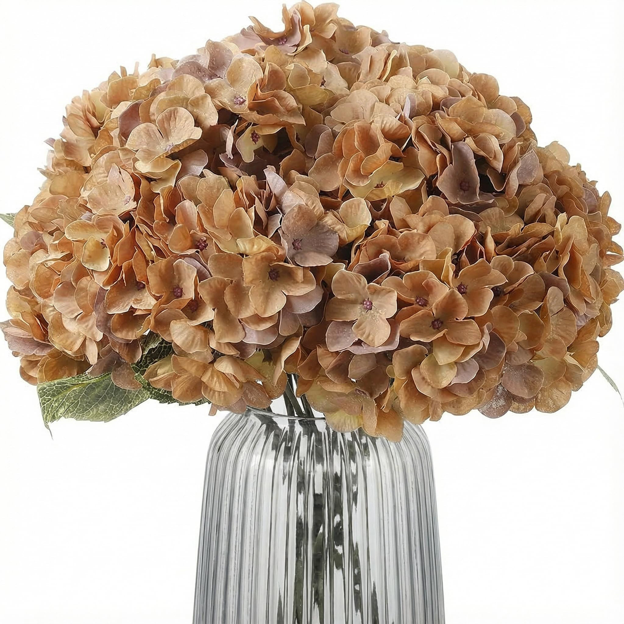 2Bouquets Artificial Fake Flowers Plants Silk Hydrangea Arrangements Wedding Bouquets Decorations... | Amazon (US)
