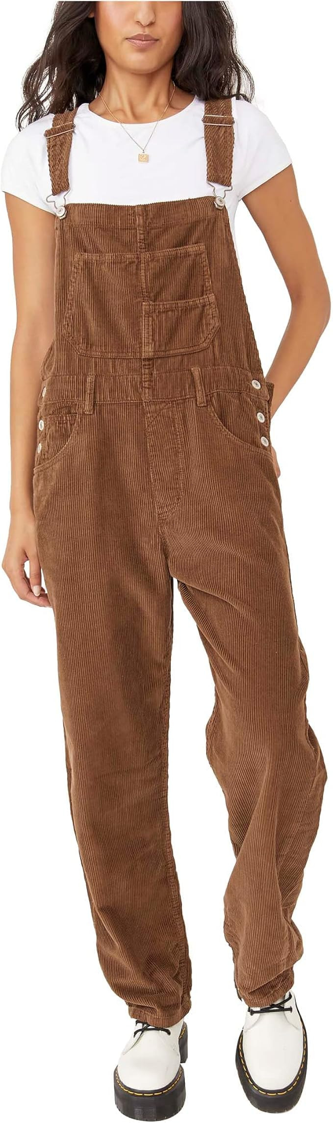 Free People womens Ziggy Cord Overalls | Amazon (US)