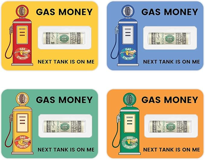 Andaz Press 4 Pack Christmas Money Holders for Cash Gift, Funny Money Holders for Christmas Gifts... | Amazon (US)