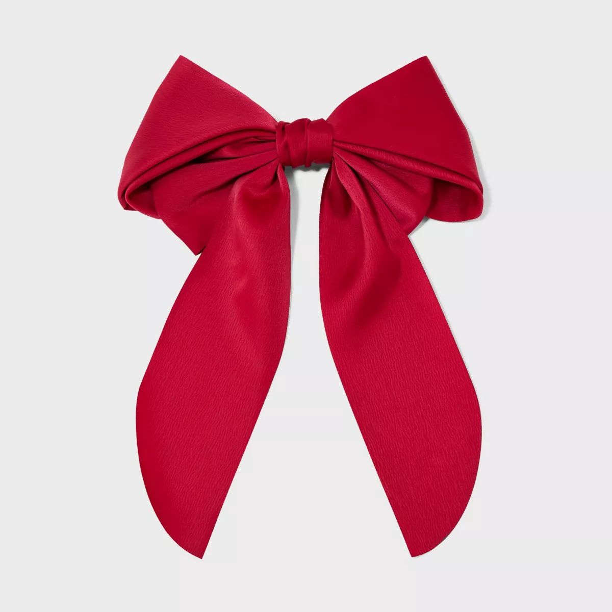Satin Bow Hair Barrette - A New Day™ Red | Target