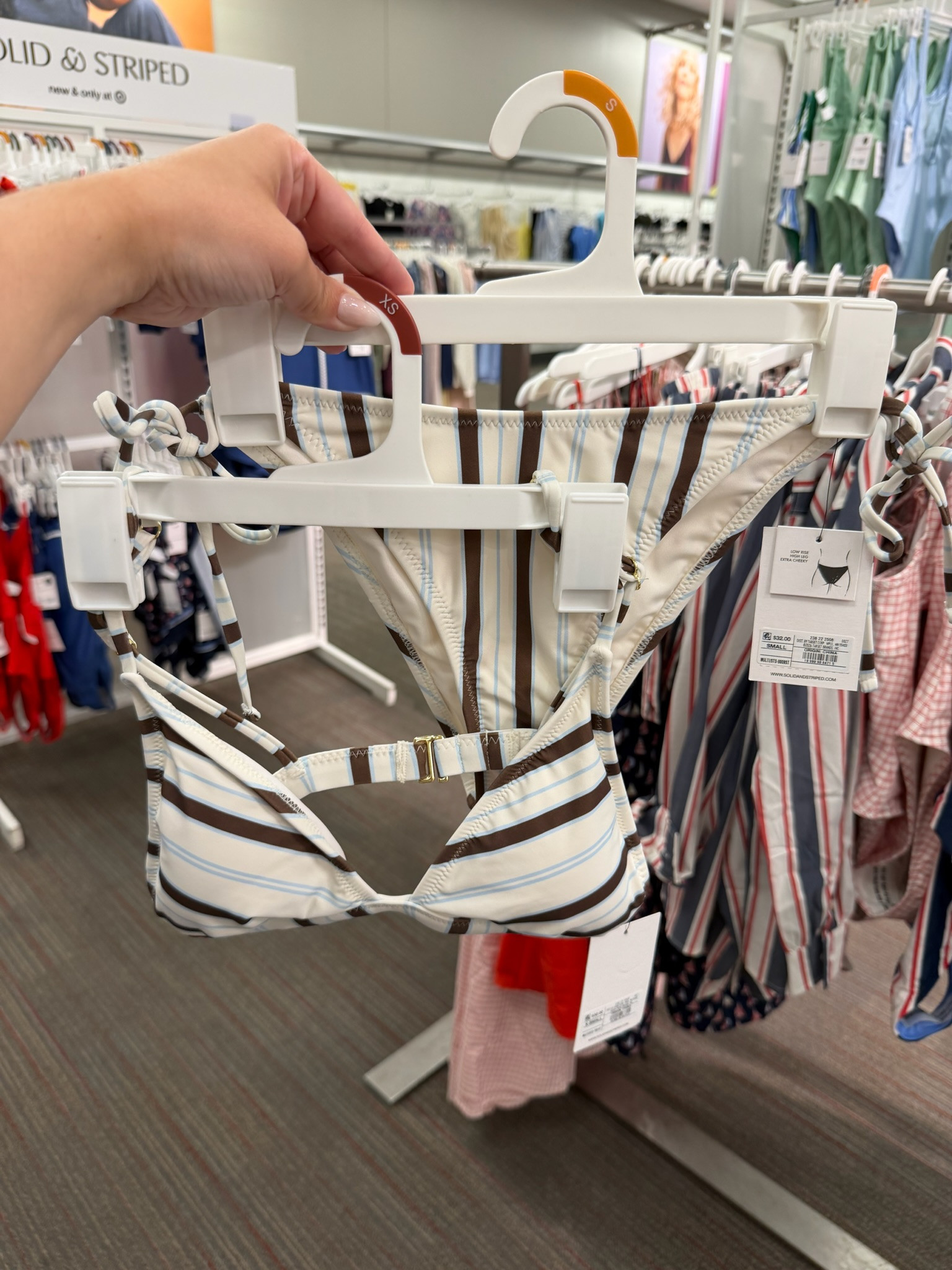 I love blue and brown together 🤎🩵 Such an underrated color combo, and this striped bikini is so chic for summer!
wedding guest dress summer, summer outfits, fathers day gift guide, summer dresses, country concert outfits, date night outfits, business casual workwear, work outfits, vacation outfits beach, travel outfits, target finds, target online, new arrivals, affordable fashion 

 #LTKootd #LTKSeasonal #LTKSwim