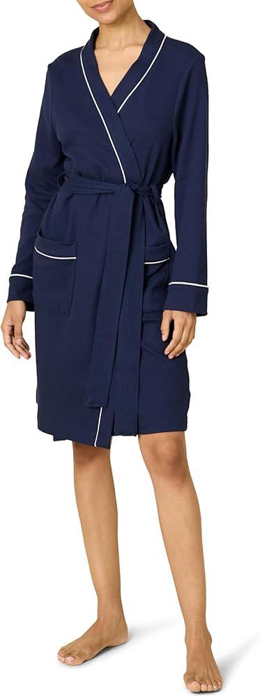 Amazon Essentials Women's Lightweight Waffle Mid-Length Robe (Available in Plus Size) | Amazon (US)
