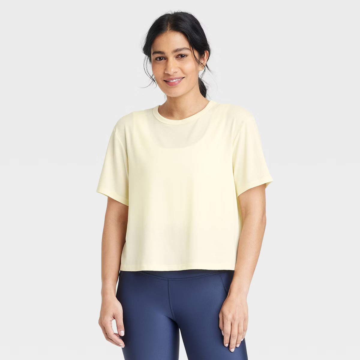 Women's Beyond Ease Crewneck Short Sleeve T-Shirt - All In Motion™ | Target