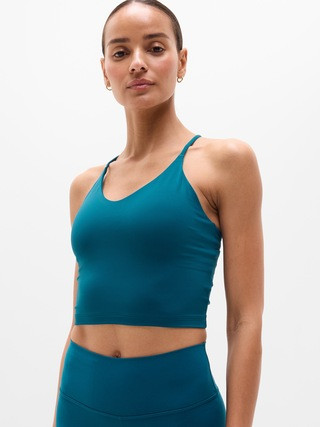 Transcend Thin Strap Crop Bra | Athleta