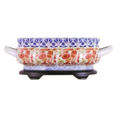 Beautiful Chinese Blue White and Red Porcelain Foot Bath Basin Pot | eBay | eBay US