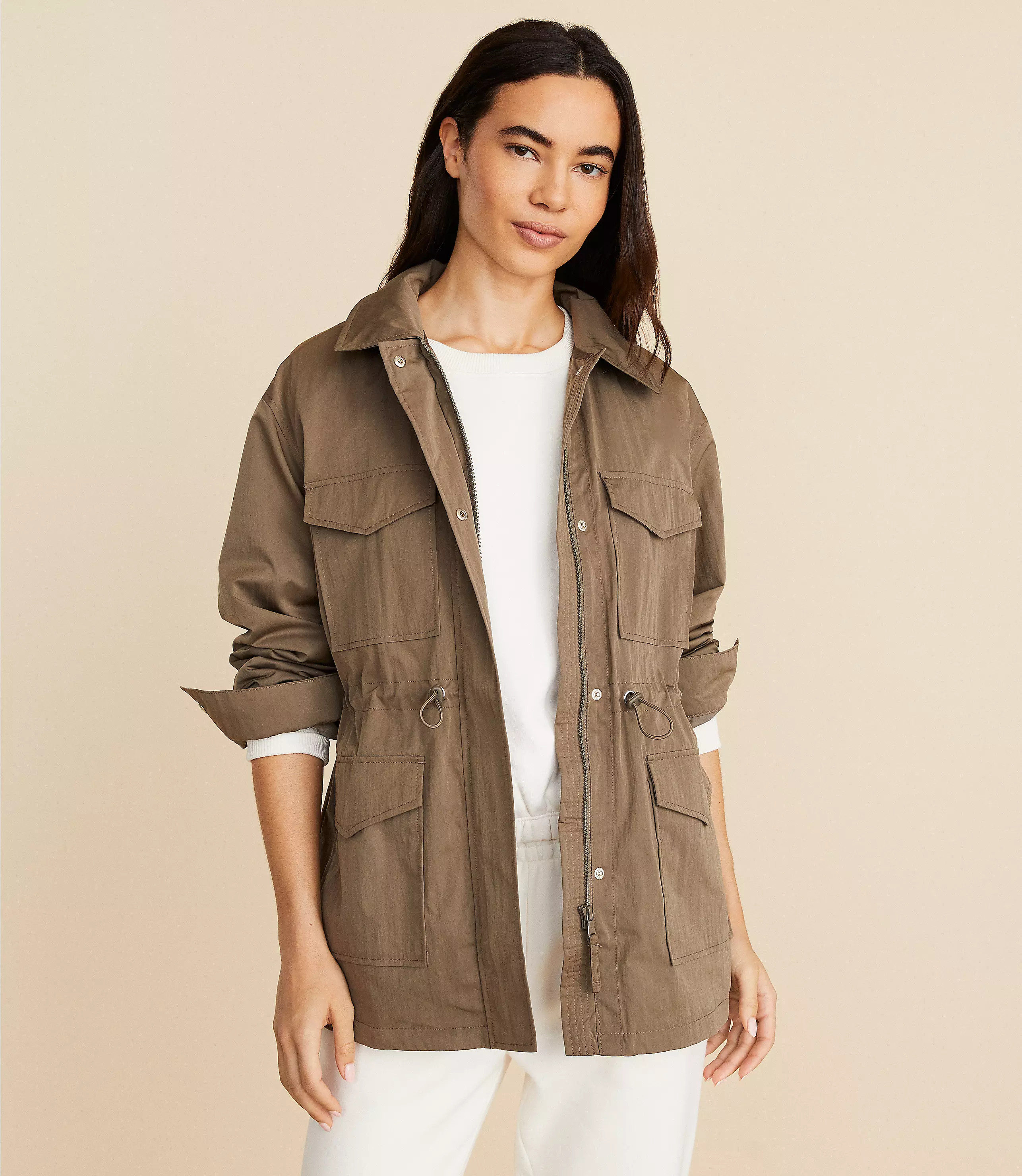 Lou & Grey Water Resistant Utility Jacket | LOFT