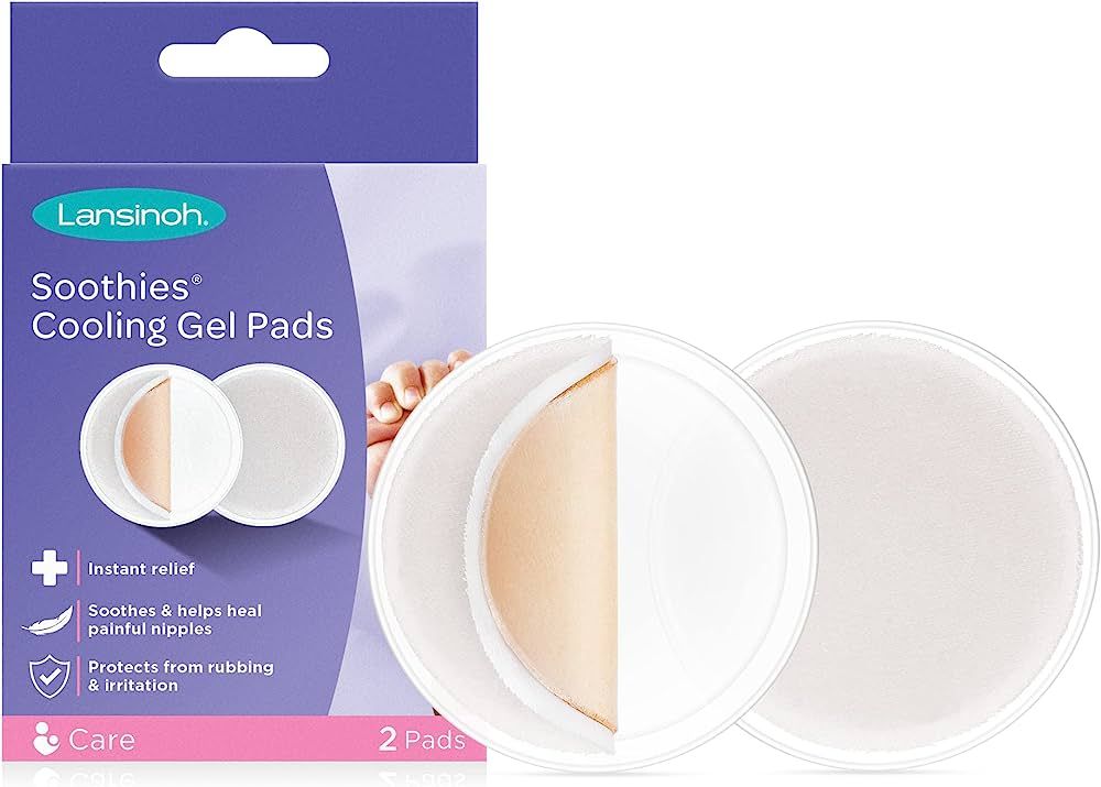 Lansinoh Soothies Cooling Gel Pads, Breastfeeding Essentials, Provides Cooling Relief for Sore Ni... | Amazon (US)